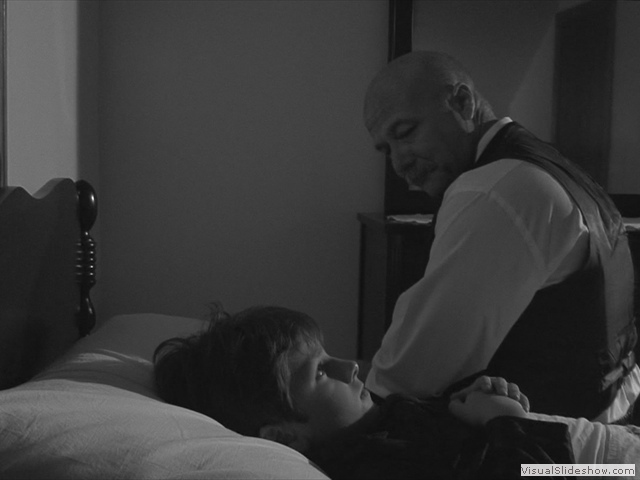 Bedtime prayer with grandpa